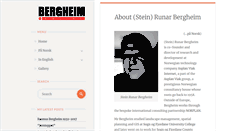 Desktop Screenshot of bergheim.dk