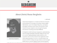 Tablet Screenshot of bergheim.dk