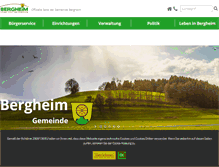 Tablet Screenshot of bergheim.at
